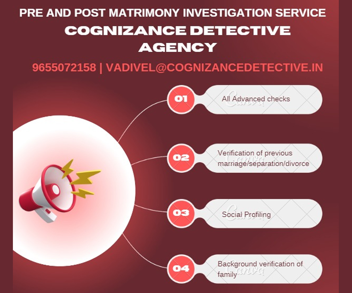 Matrimonial Investigation Services in Chennai